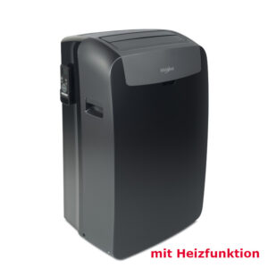 Beko Whirlpool Mobile Klimaanlage mit Heizfunktion 9000 oder 12000 BTU – Whirlpool Klimagerät mit Heizen, Entfeuchten, Silent-Modus & Fernbedienung – Weiß oder Schwarz