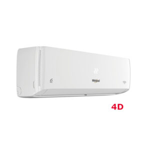 Beko Whirlpool Split Klimaanlage 12000 BTU 4D – Inverter Klimagerät mit Wärmepumpe, 4D Free Flow, Premium HomeDirect Connect WLAN & Entfeuchtungsfunktion